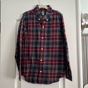 Boys Christmas Holiday Button Down Shirt